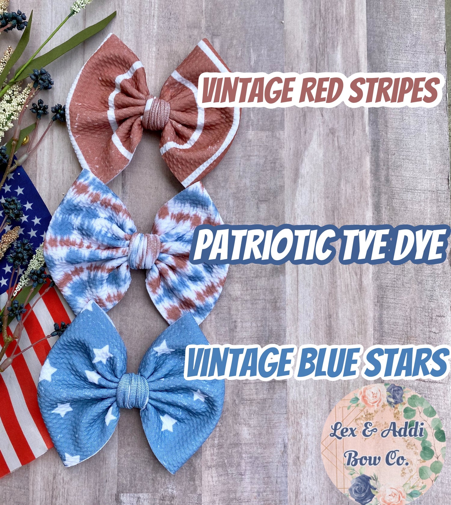 Vintage Patriotic Drop