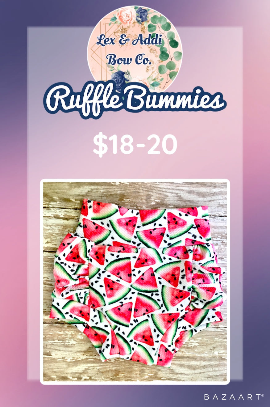 Vintage Stars & Stripes- Ruffle Bummies