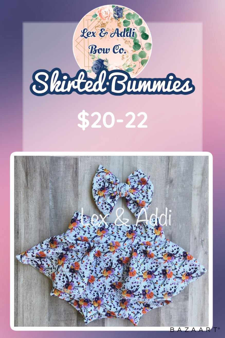 Flower Power- Skirted Bummie