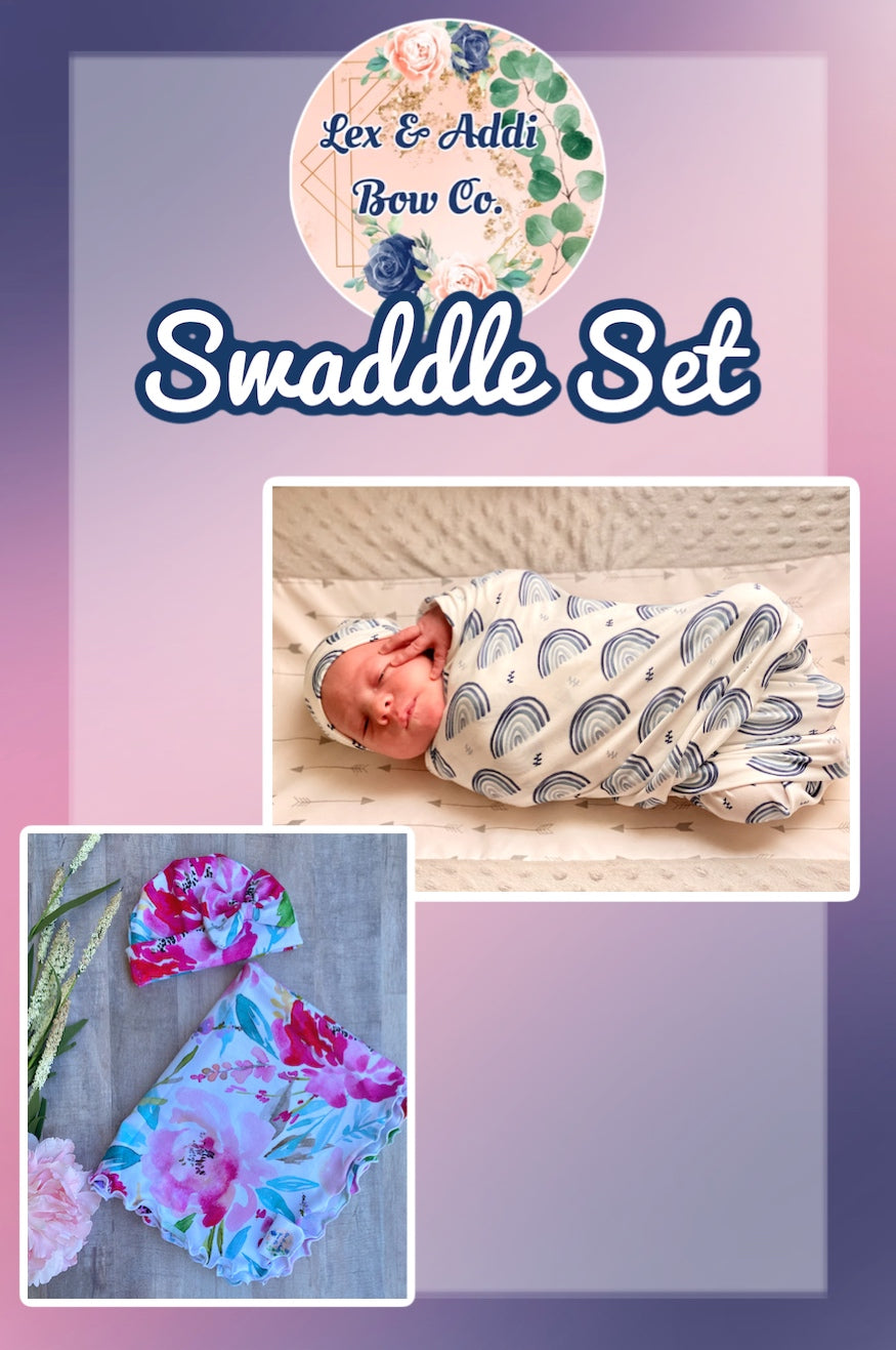 Earthy Dino- Swaddle Set