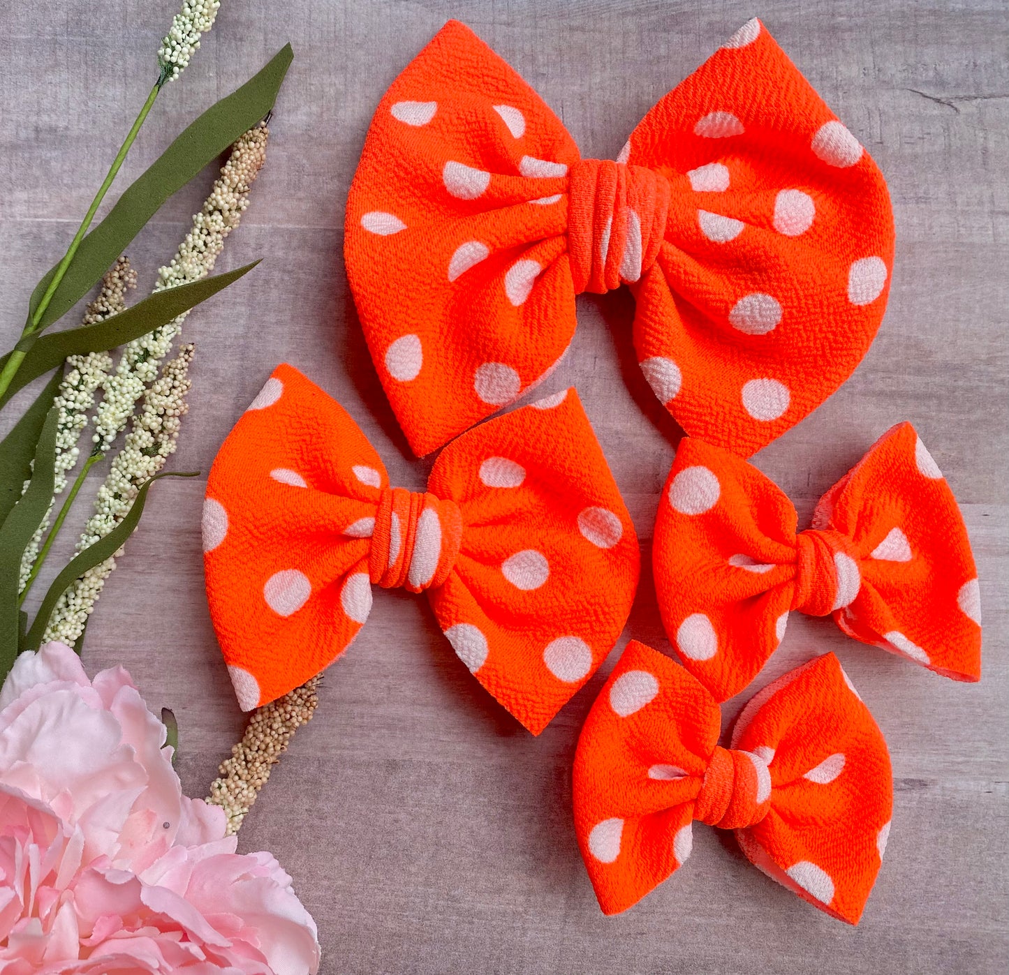 Summer Dots- Bow Styles