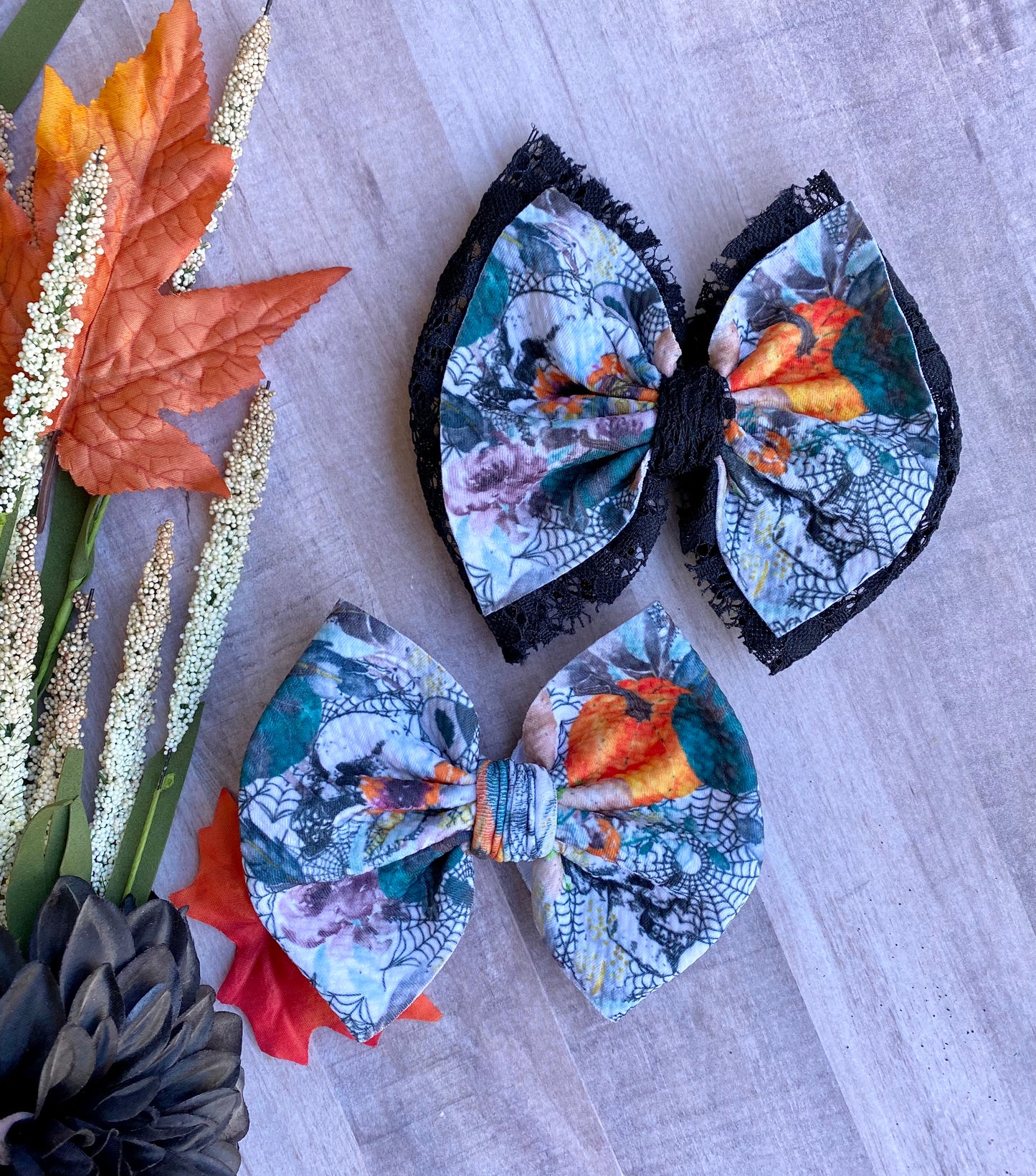 Spooky Floral -Bow Styles