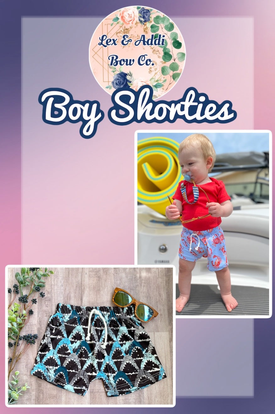 Earth Stripes - Boy Shorties