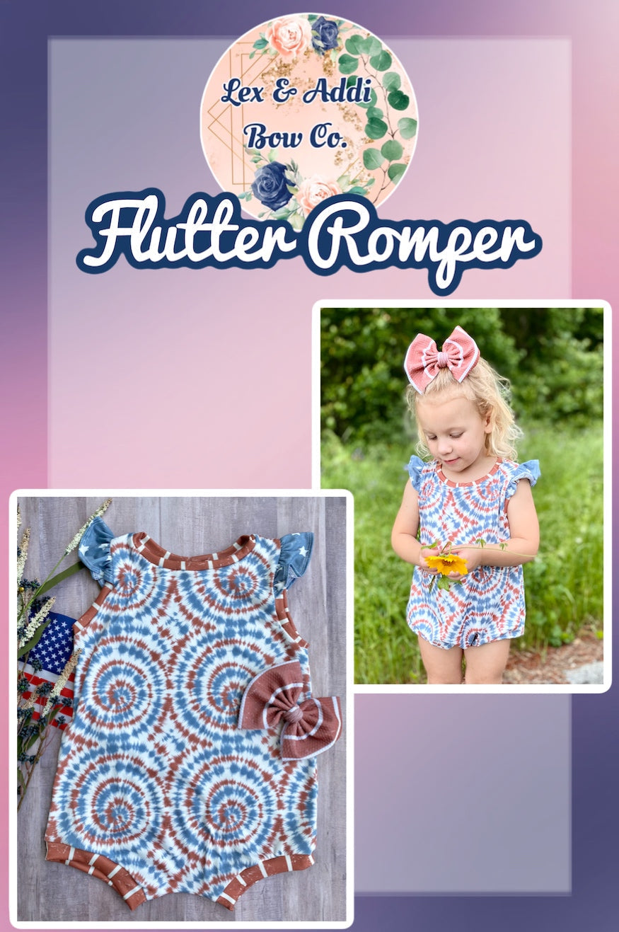 Mermaid- Flutter Romper