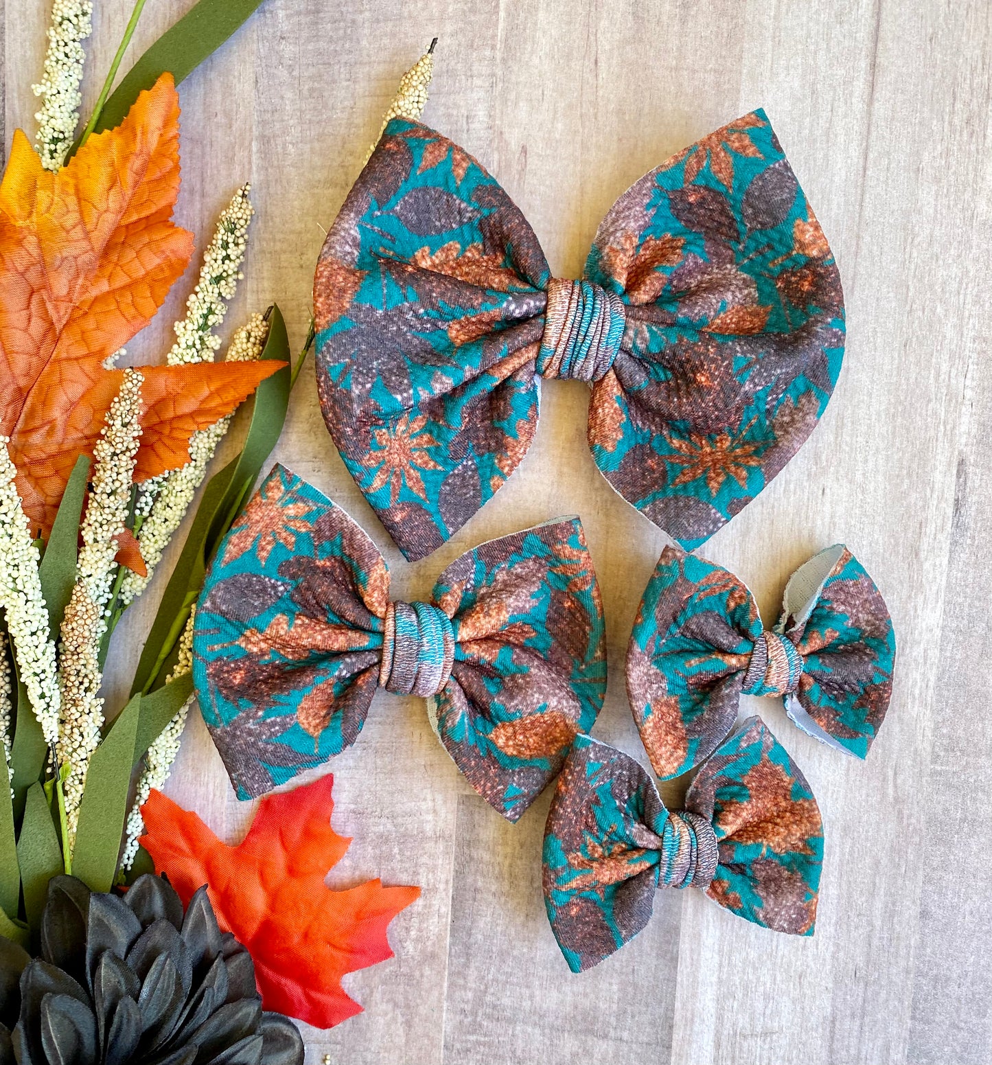 Fall Foliage -Scrunchies