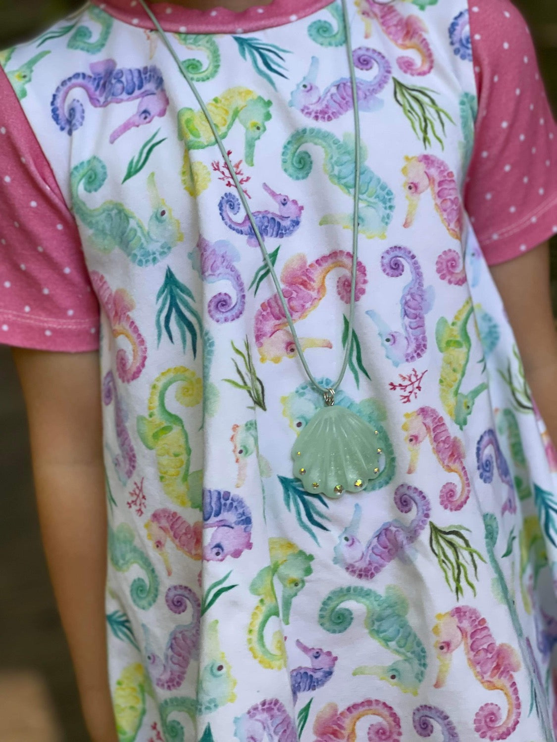 Seahorses - T-Shirt Dress