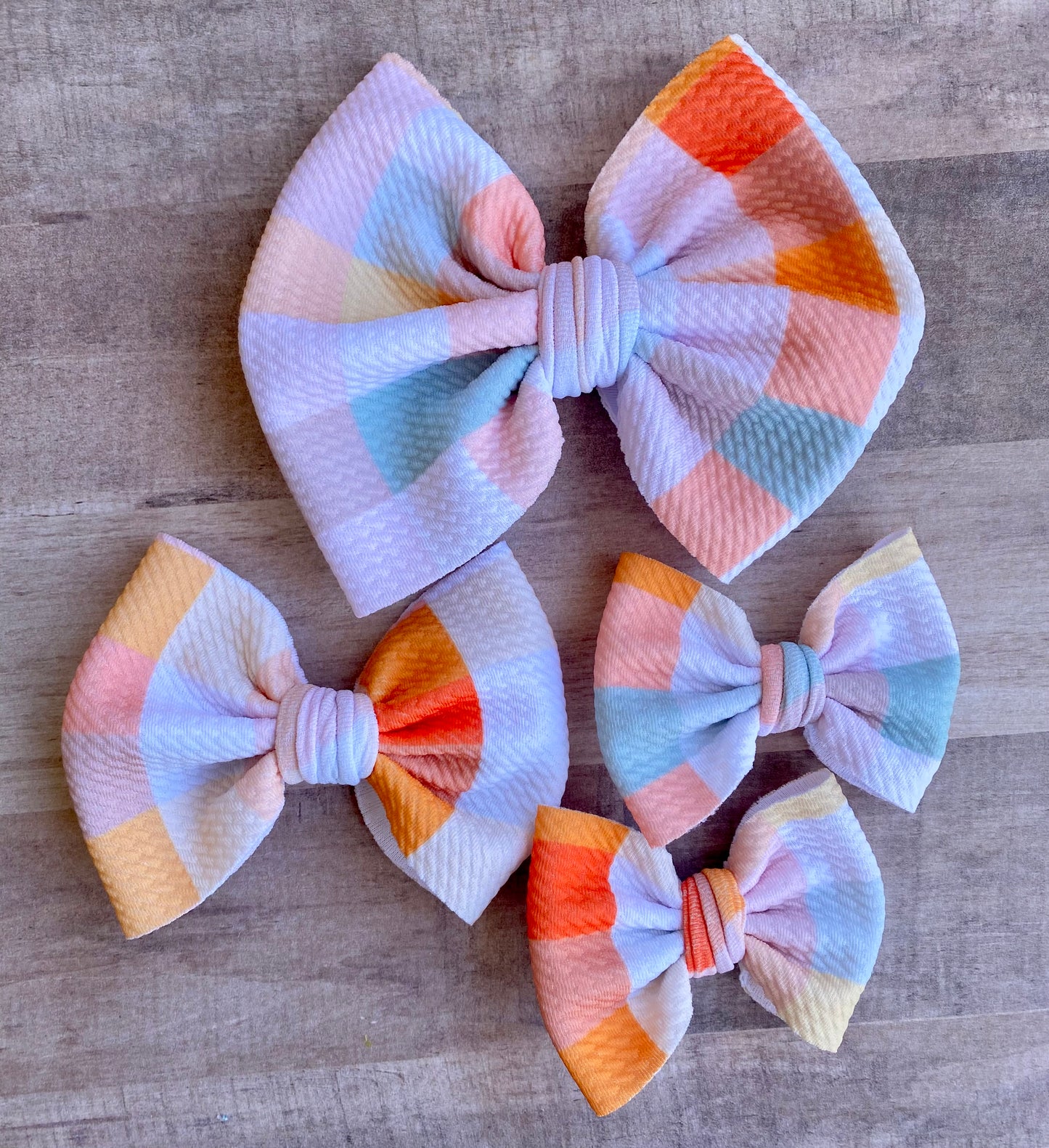 Easter Plaid- Bow Styles