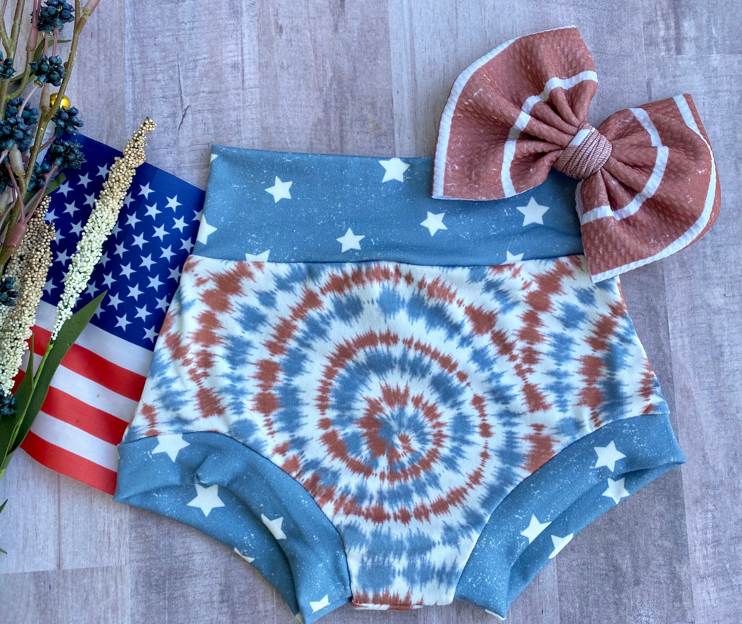 Patriotic Tie Dye- Bummies