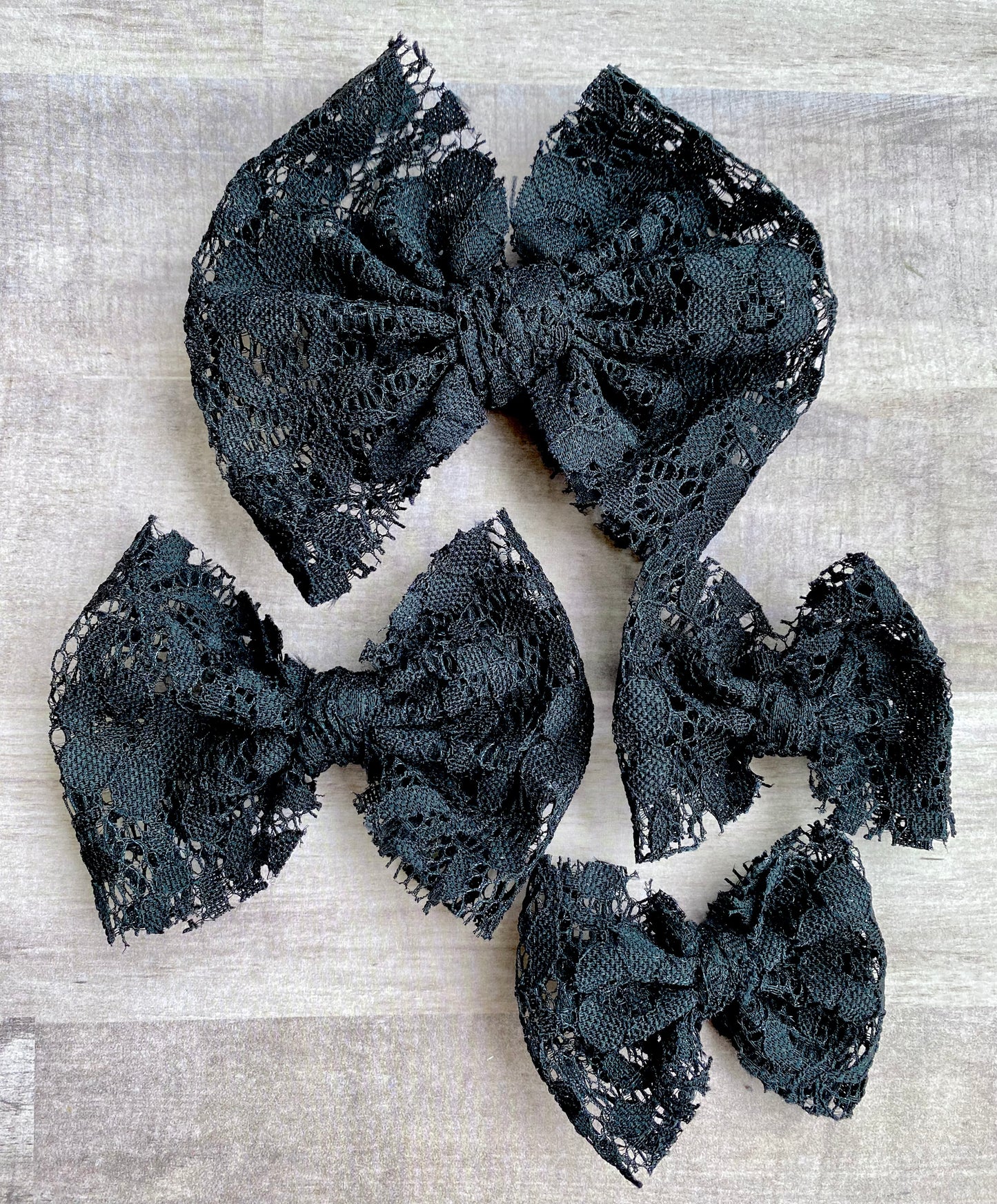 Black Lace- Bow Styles