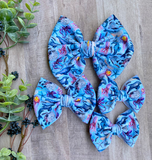 Sea Life - Scrunchies