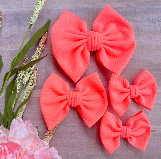 Peach- Bow Styles