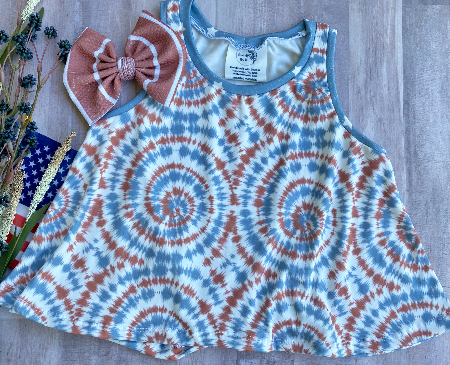 Patriotic Tie Dye- Tank Tops