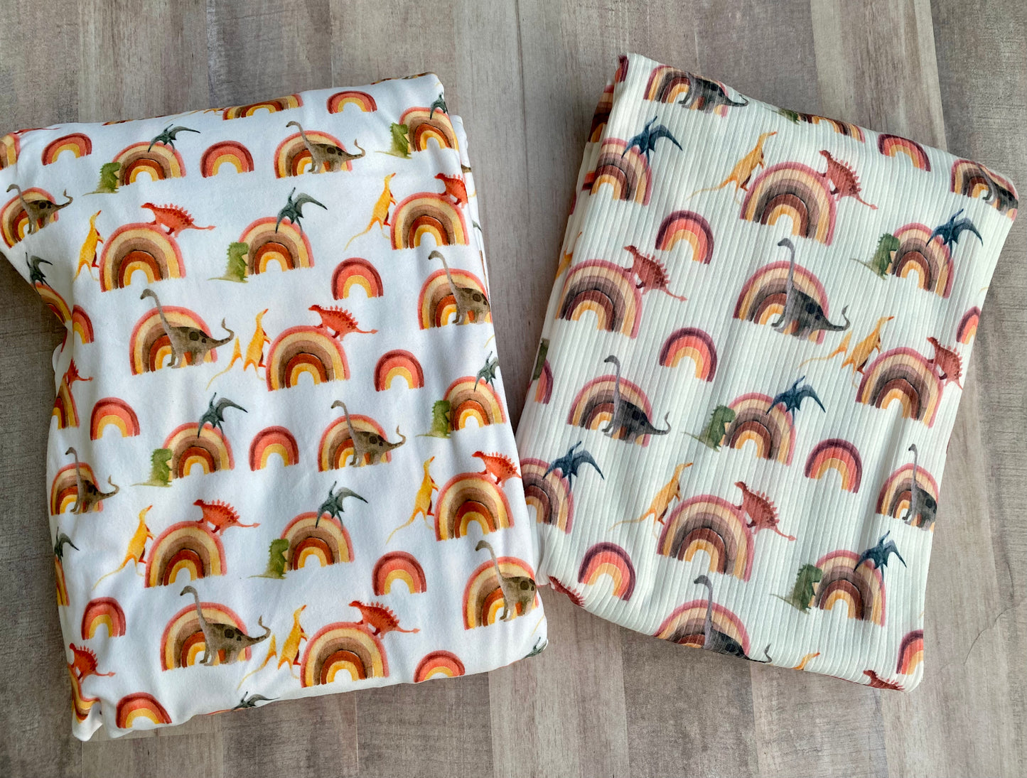 Prehistoric Rainbows- Biker Shorts