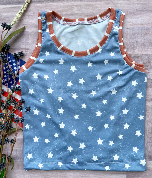 Vintage Stars & Stripes- Tank Tops