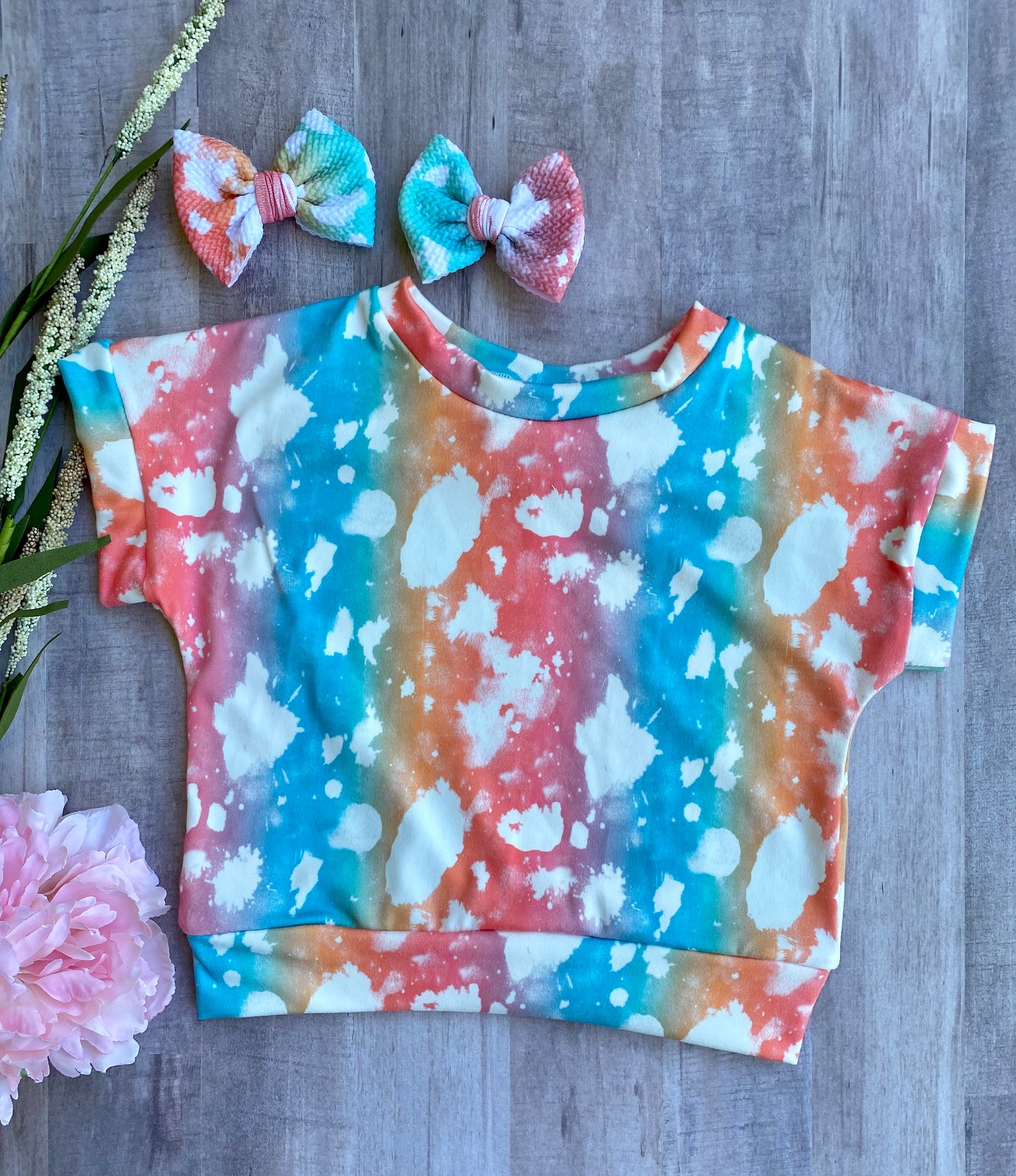 Sunset Acid- Dolman Top